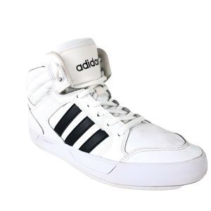Adidas  Mid Sneakers Cloudfoam 6.5 White Trainers